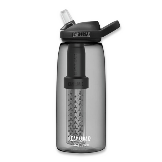 CamelBak Eddy+ 1L LifeStraw, charcoal