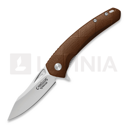Couteau pliant Camillus Blaze Linerlock, brun