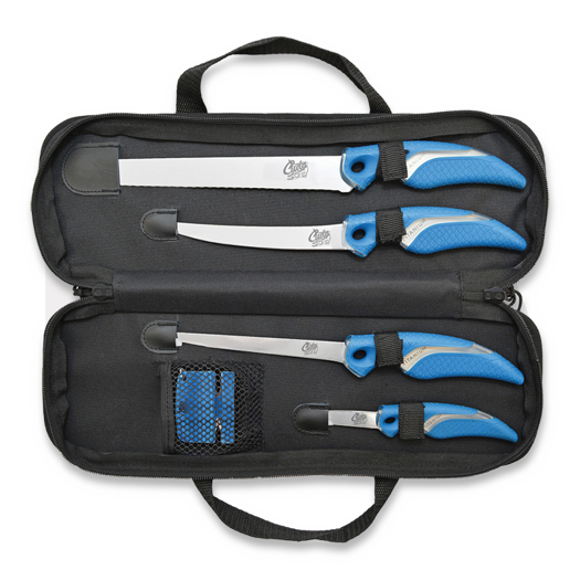 &Mu;&alpha;&chi;&alpha;ί&rho;&iota; &psi;&alpha;&rho;έ&mu;&alpha;&tau;&omicron;&sigmaf; Camillus Cuda 6pc Knife/Sharpener Set