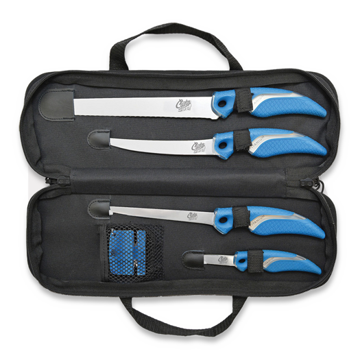 Camillus Cuda 6pc Knife/Sharpener Set fishing knife