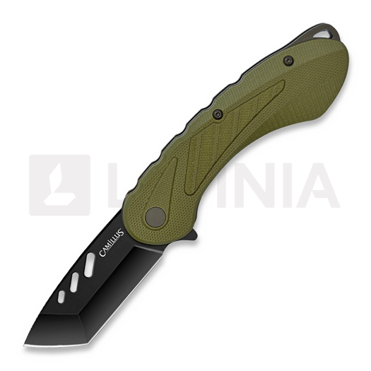 Camillus Veracious Linerlock 접이식 나이프, 초록