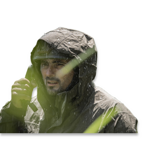 Carinthia Survival Rainsuit jacket, 緑