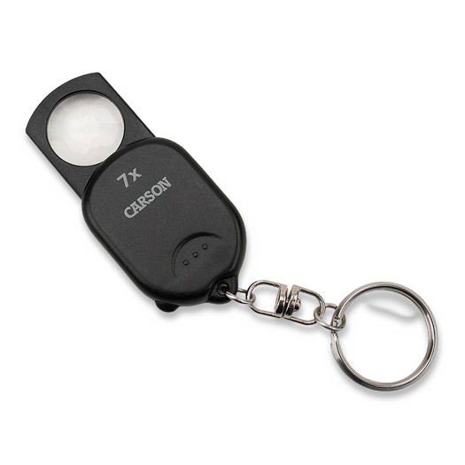 Carson Optics Pop Up Keychain Magnifier