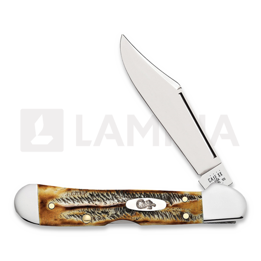 Pocket knife Case Cutlery 6.5 BoneStag Mini CopperLock 65327