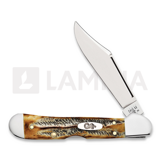 Pocket knife Case Cutlery 6.5 BoneStag Mini CopperLock 65327