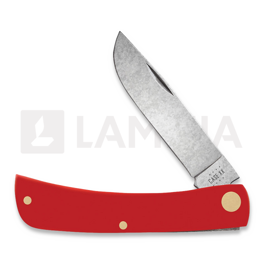 Pocket knife Case Cutlery American Workman Red Synthetic Smooth Sod Buster Jr 73932