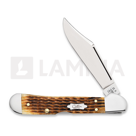 Case Cutlery Antique Bone Rogers Corn Cob Jig Mini CopperLock linkkuveitsi 52849