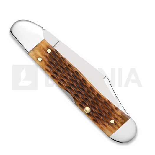 Case Cutlery Antique Bone Rogers Corn Cob Jig Mini CopperLock pocket knife 52849