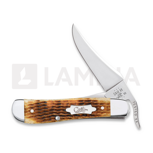 Case Cutlery Antique Bone Rogers Corn Cob Jig RussLock linkkuveitsi 52850