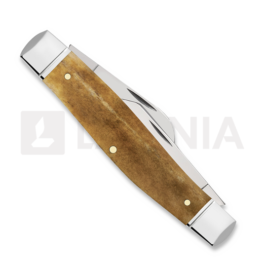 Case Cutlery Antique Bone Smooth Large Stockman linkkuveitsi 58204