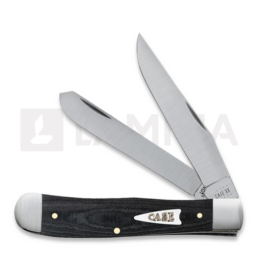 Case Cutlery Black Micarta Smooth Trapper pocket knife 27730
