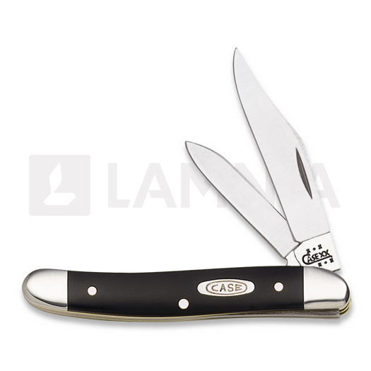 Case Cutlery Black Synthetic Smooth Medium Jack pocket knife 00220