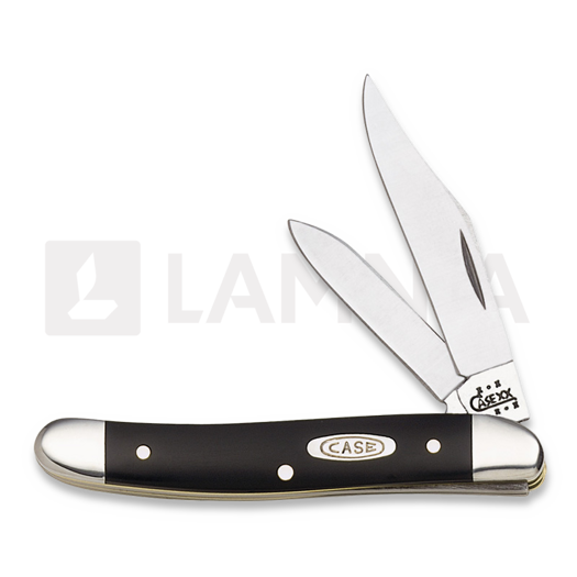 Case Cutlery Black Synthetic Smooth Medium Jack pocket knife 00220
