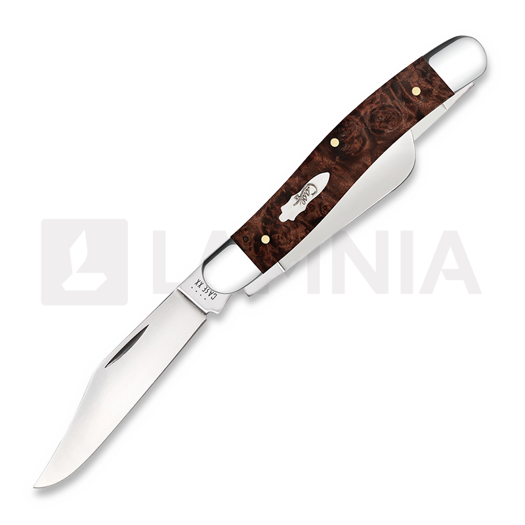 Перочинный нож Case Cutlery Brown Maple Burl Wood Smooth Stockman 64065