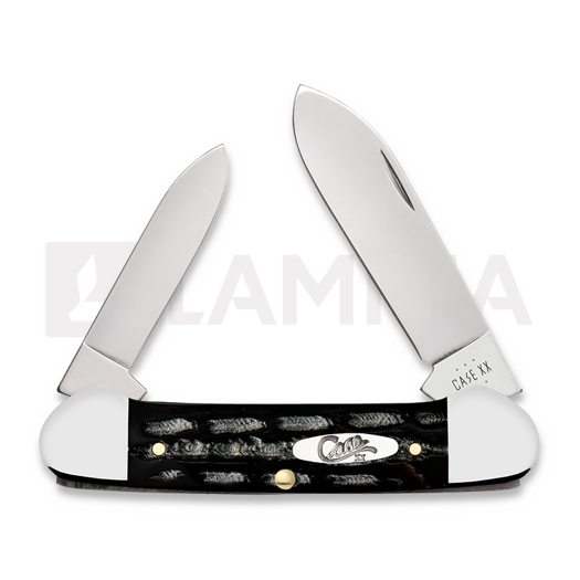 Pocket knife Case Cutlery Buffalo Horn Jig Canoe 65029