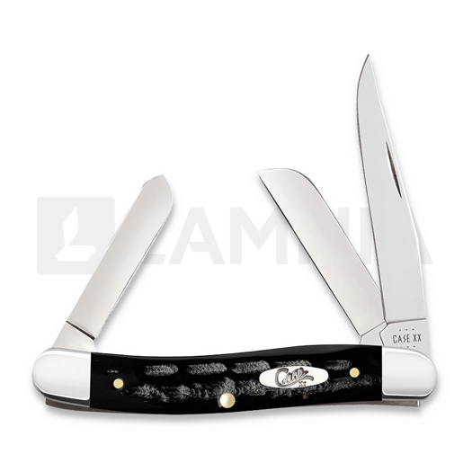 Pocket knife Case Cutlery Buffalo Horn Jig Medium Stockman 65028