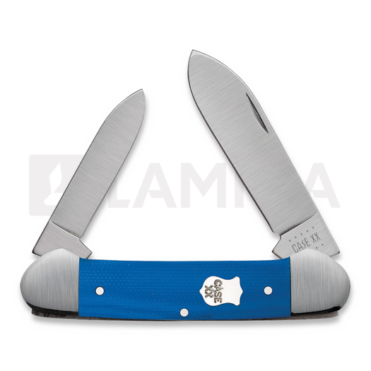 Pocket knife Case Cutlery Canoe Blue G10 16743