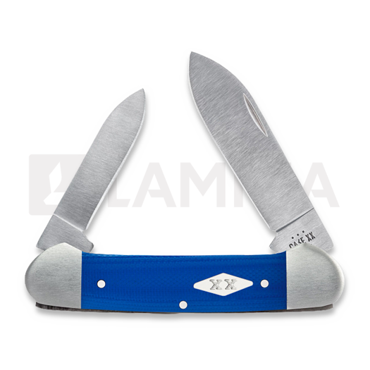 Case Cutlery Canoe, Smooth Blue G-10 16753