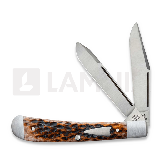 Case Cutlery Case Bose 2021 Collab Brown Bone Peach HT Trapper pocket knife 10774