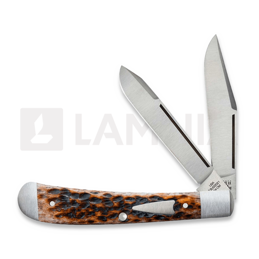 Case Cutlery Case Bose 2021 Collab Brown Bone Peach HT Trapper pocket knife 10774