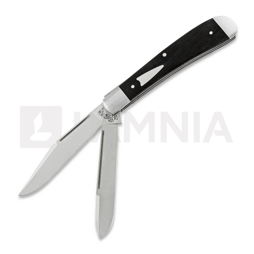 Case Cutlery Case Bose 2021 Collab Ebony Wood Smooth HT Trapper Pocket knife 10773