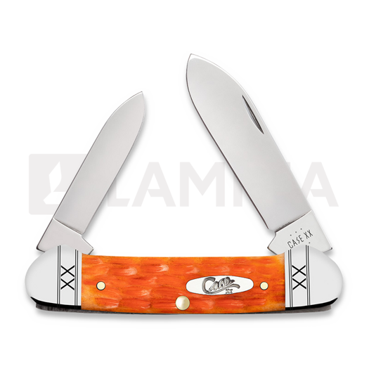 Pocket knife Case Cutlery Cayenne Bone Crandall Jig Canoe 35818