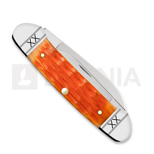 Case Cutlery Cayenne Bone Crandall Jig Canoe pocket knife 35818