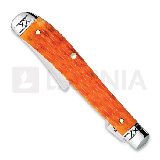 Case Cutlery Cayenne Bone Crandall Jig Slimline Trapper pocket knife 35814