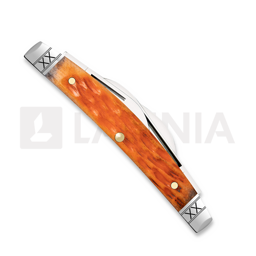 Case Cutlery Cayenne Bone Crandall Jig Small Congress pocket knife 35808