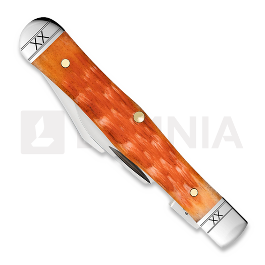 Case Cutlery Cayenne Bone Crandall Jig Small Swell Center Jack pocket knife 35811