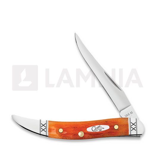 Case Cutlery Cayenne Bone Crandall Jig Small Texas Toothpick pocket knife 35817