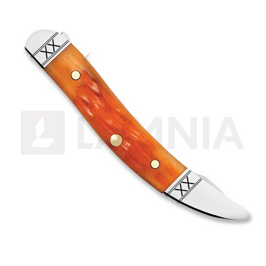 Case Cutlery Cayenne Bone Crandall Jig Small Texas Toothpick pocket knife 35817