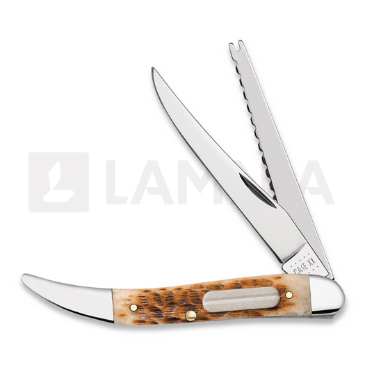 Pocket knife Case Cutlery Fishing Knife Amber Bone 10726