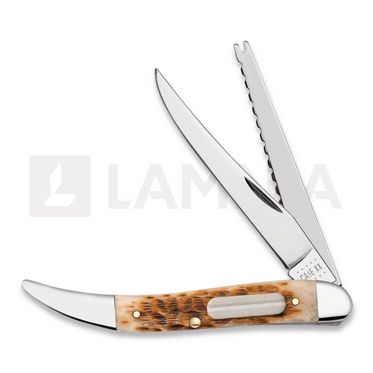 Pocket knife Case Cutlery Fishing Knife Amber Bone 10726