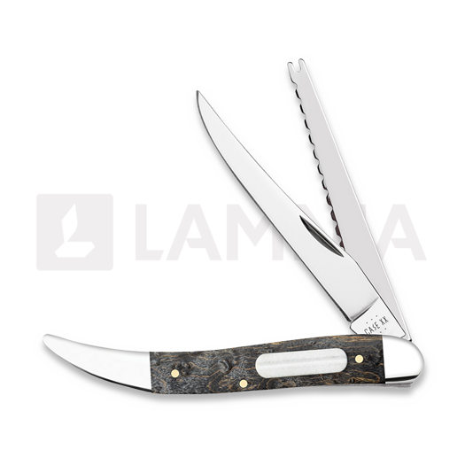 Case Cutlery Gray Birdseye Maple Smooth Fishing Knife linkkuveitsi 11012