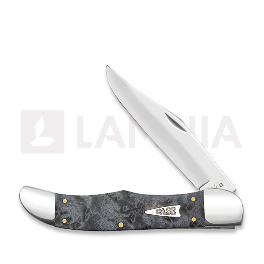 Case Cutlery Gray Birdseye Maple Smooth Folding Hunter Pocket knife 11013