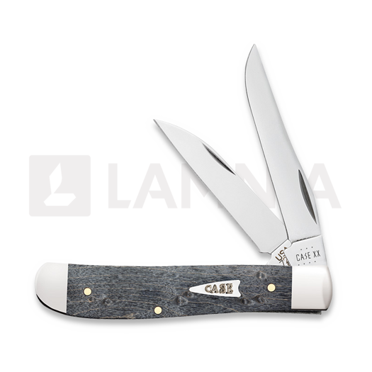 Case Cutlery Gray Birdseye Maple Smooth Mini Trapper pocket knife 11011