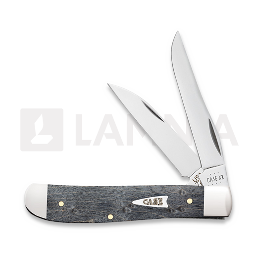 Case Cutlery Gray Birdseye Maple Smooth Mini Trapper pocket knife 11011