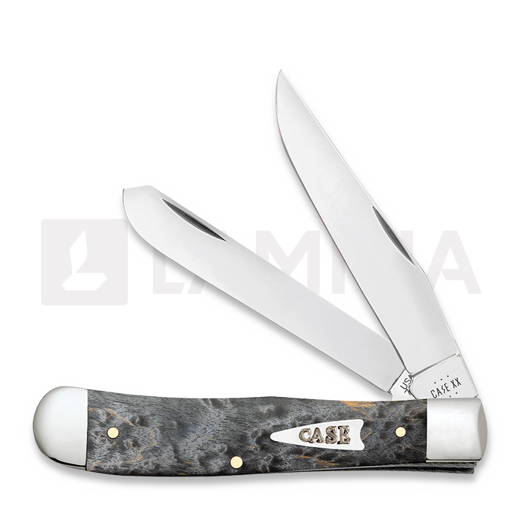 Case Cutlery Gray Birdseye Maple Smooth Trapper pocket knife 11010