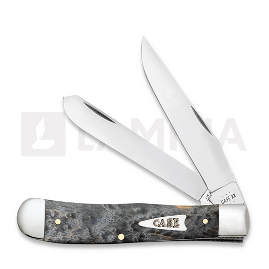 Case Cutlery Gray Birdseye Maple Smooth Trapper pocket knife 11010