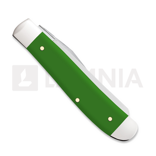 Case Cutlery Green Synthetic Smooth Mini Trapper linkkuveitsi 53391
