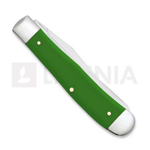 Case Cutlery Green Synthetic Smooth Trapper pocket knife 53390