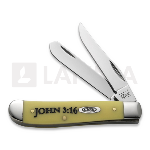 Pocket knife Case Cutlery John 3:16 Mini Trapper 08850