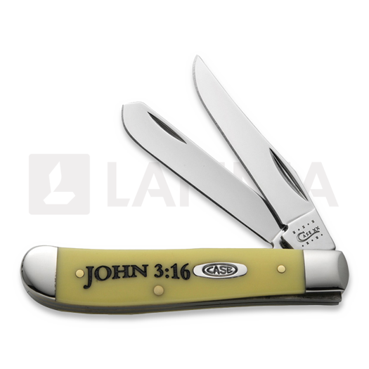 Pocket knife Case Cutlery John 3:16 Mini Trapper 08850