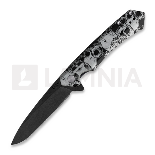 Case Cutlery Kinzua Black Anodized Aluminum kääntöveitsi 64645