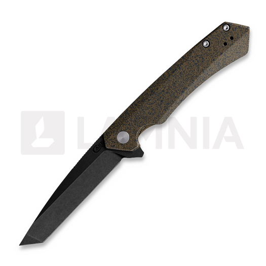 Case Cutlery Kinzua Dark Brown Speckle Cerakote Aluminum sulankstomas peilis 64634