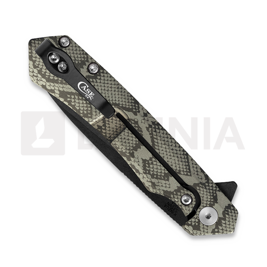 Briceag Case Cutlery Kinzua Embellished OD Green Anodized Aluminum 64636