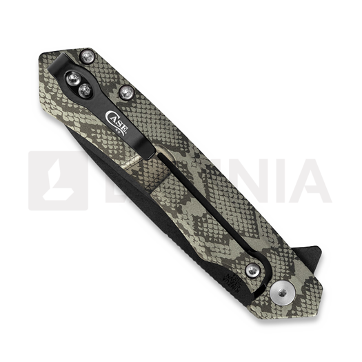 Case Cutlery Kinzua Embellished OD Green Anodized Aluminum Taschenmesser 64636