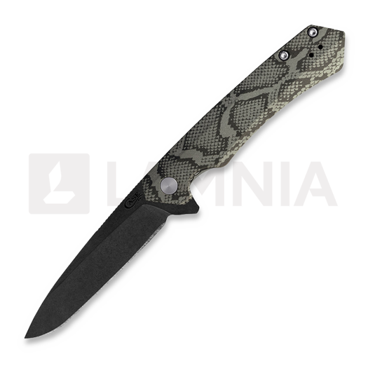 Briceag Case Cutlery Kinzua Embellished OD Green Anodized Aluminum 64636