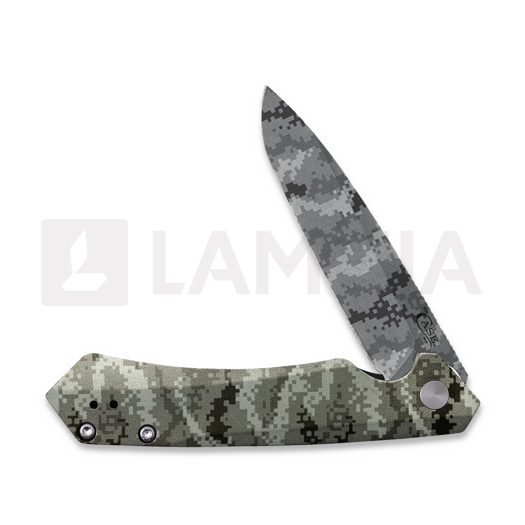 Navalha Case Cutlery Kinzua OD Green Digital Camo Anodized Aluminum 64635